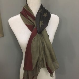 D&Y American Flag Scarf